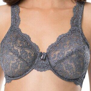 Smart & Sexy Women's Signature Lace Unlined Underwire Bra, size 40DD